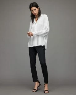 Wholesale π Oana Silk Blend π Shirt Black 𧨠10 Wholesale π Oana Silk Blend π Shirt Black 𧨠-Tailoring Sales WH032X 10 3