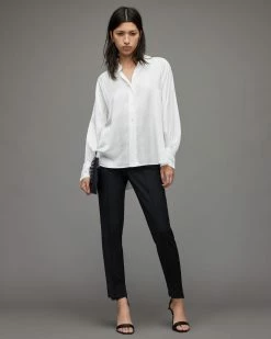 Wholesale π Oana Silk Blend π Shirt Black 𧨠11 Wholesale π Oana Silk Blend π Shirt Black 𧨠-Tailoring Sales WH032X 10 4