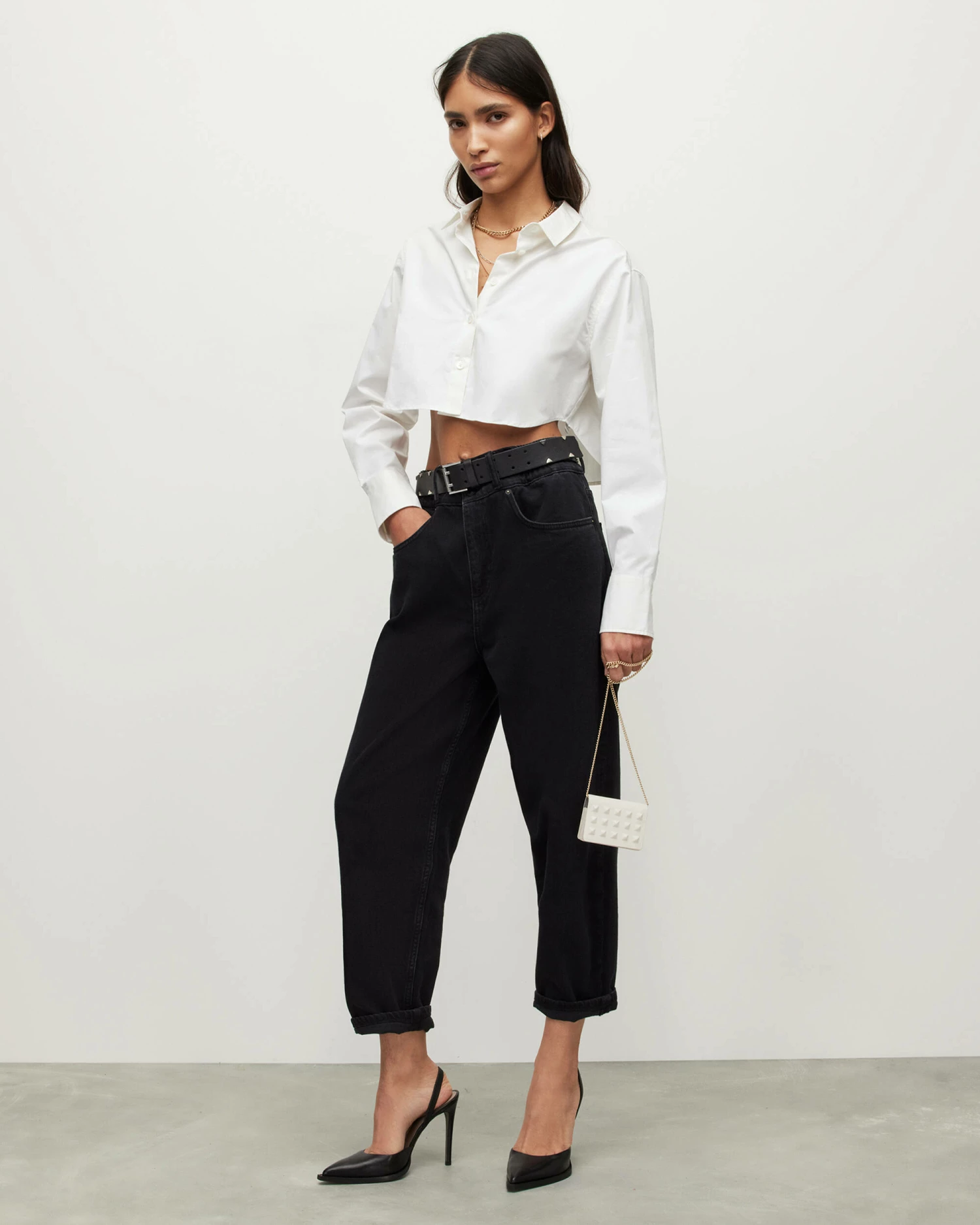Coupon ๐ Averie Cropped ๐ Shirt White โ๏ธ 3 Coupon ๐ Averie Cropped ๐ Shirt White โ๏ธ - Image 2