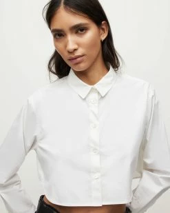 Coupon ๐ Averie Cropped ๐ Shirt White โ๏ธ 12 Coupon ๐ Averie Cropped ๐ Shirt White โ๏ธ -Tailoring Sales WH044Y 10 6