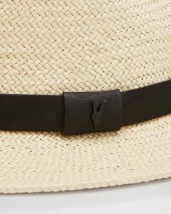 Wholesale 👏 Straw Fedora Hat Natural ✨ -Tailoring Sales WH538W 94 3