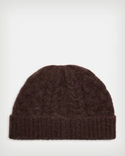 Brand new 🌟 Jody Cable Knit Beanie DEEP CHESTNUT ⌛ -Tailoring Sales WH606X 7785 4