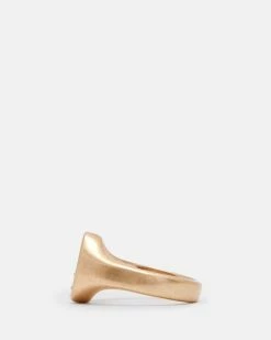 Cheapest 💯 Pave Gold-Tone Signet Ring Warm Brass 😍 -Tailoring Sales WJ505Y 6395 4