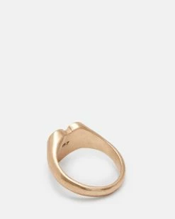Deals ⌛ Split Heart Gold-Tone Ring Warm Brass ✨ -Tailoring Sales WJ506Y 6395 5