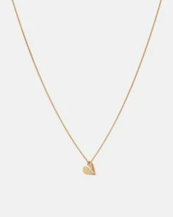 Best deal 👍 Split Heart Gold-Tone Necklace Warm Brass 😀 -Tailoring Sales WJ509Y 6395 3