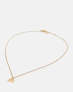 Best deal 👍 Split Heart Gold-Tone Necklace Warm Brass 😀 -Tailoring Sales WJ509Y 6395 4