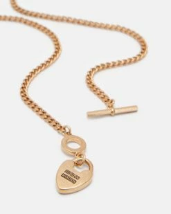 Cheap 🌟 Heartlock Gold-Tone Toggle Necklace Warm Brass 🎉 -Tailoring Sales WJ522Y 6395 5