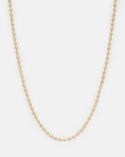 Outlet ✔️ Kennedy Gold-Tone Bead Necklace Warm Brass 😍 -Tailoring Sales WJ525Y 6395 4