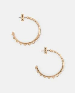 Cheapest ❤️ Mia Mix Studded Hoop Earrings Warm Brass 🎉 -Tailoring Sales WJ530Y 6395 4