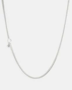 Budget 🎁 Nova Sterling Silver Charm Necklace Silver ❤️ -Tailoring Sales WJ542Y 34 4