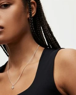 Buy 👍 Nova Sterling Silver Cross Necklace Silver 🥰