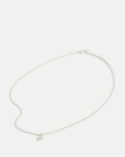 Buy 👍 Nova Sterling Silver Cross Necklace Silver 🥰 -Tailoring Sales WJ546Y 34 3