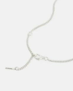 Buy 👍 Nova Sterling Silver Cross Necklace Silver 🥰 -Tailoring Sales WJ546Y 34 5