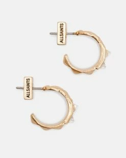 Buy 🛒 Mini Hoop Chain Earrings Warm Brass ✔️ -Tailoring Sales WJ570Y 6395 3