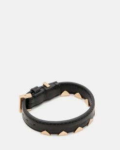 Best Sale ⭐ Shae Studded Leather Bracelet Warm Brass 🔔 -Tailoring Sales WJ575Y 6395 4