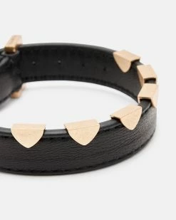 Best Sale ⭐ Shae Studded Leather Bracelet Warm Brass 🔔 -Tailoring Sales WJ575Y 6395 5