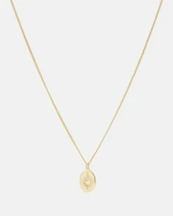 Outlet β Engraved Gold Vermeil Pendant Necklace Gold Vermeil π 10 Outlet β Engraved Gold Vermeil Pendant Necklace Gold Vermeil π -Tailoring Sales WJ581Y 8099 3