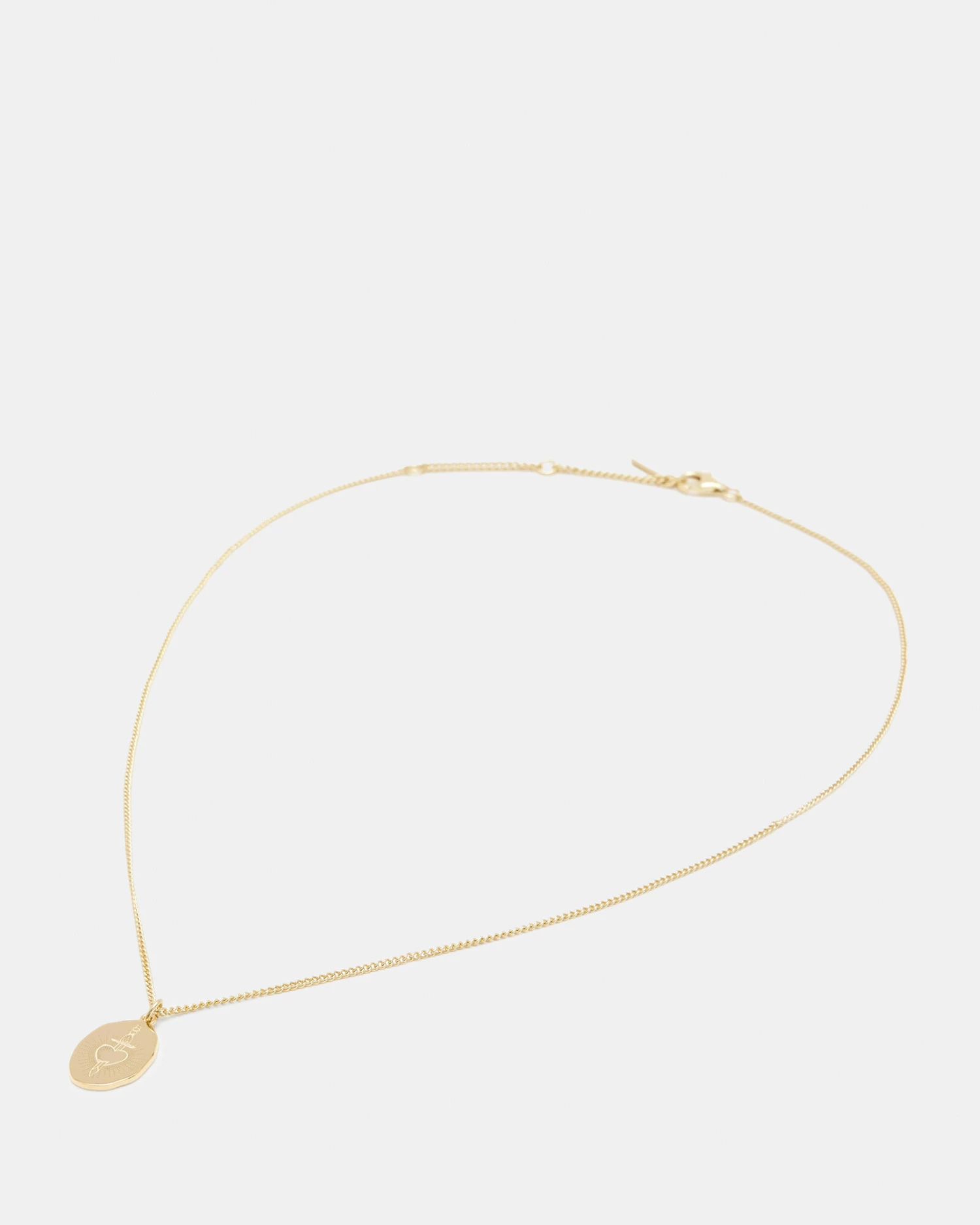 Outlet β Engraved Gold Vermeil Pendant Necklace Gold Vermeil π 6 Outlet β Engraved Gold Vermeil Pendant Necklace Gold Vermeil π - Image 4