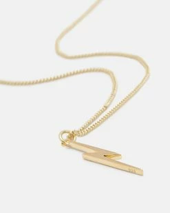 Cheapest 🎉 Bolt Gold Vermeil Pendant Necklace Gold Vermeil 🛒