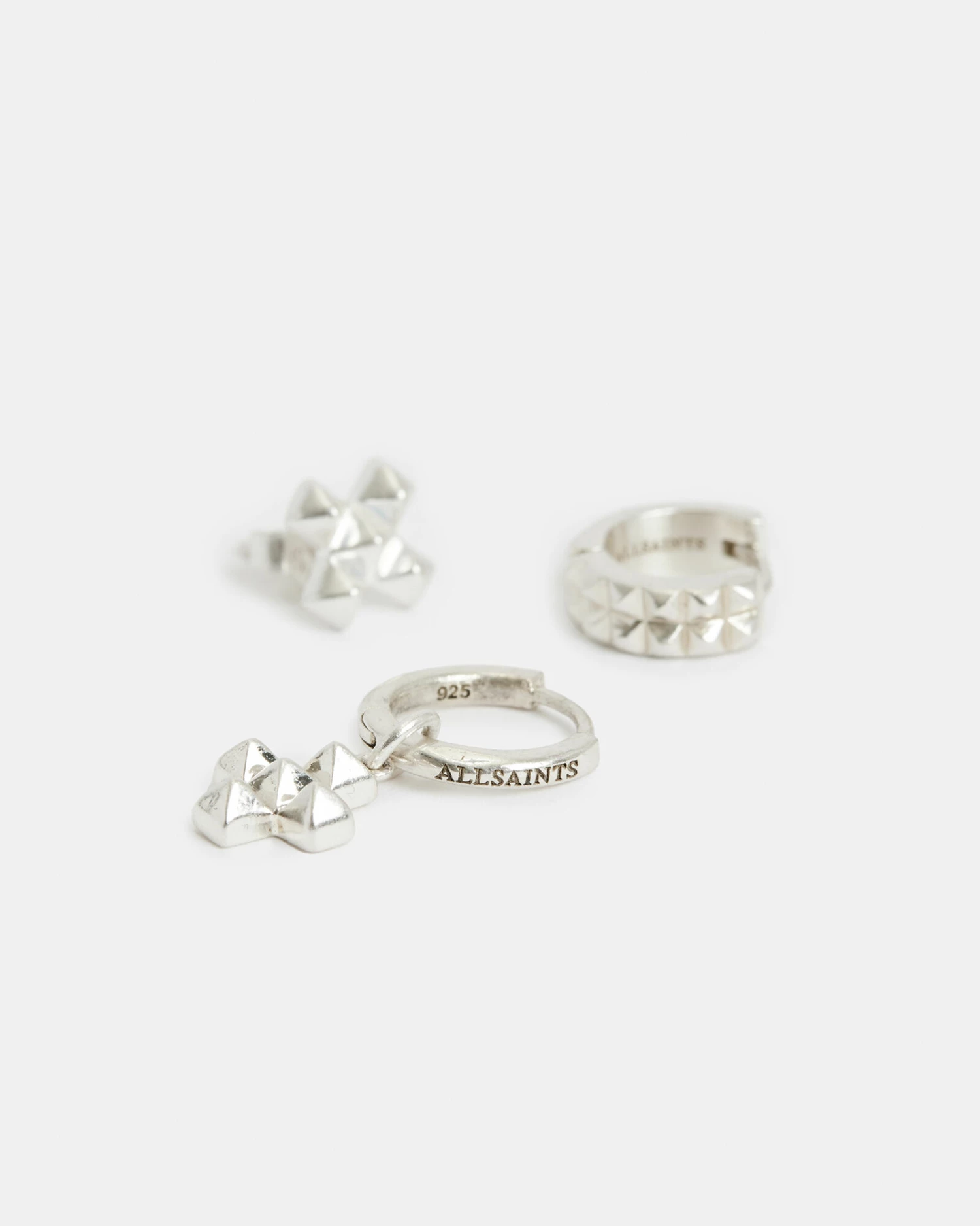 Best Pirce π€© Nova Sterling Silver Earring Trio Set Silver 𧨠4 Best Pirce π€© Nova Sterling Silver Earring Trio Set Silver 𧨠- Image 2