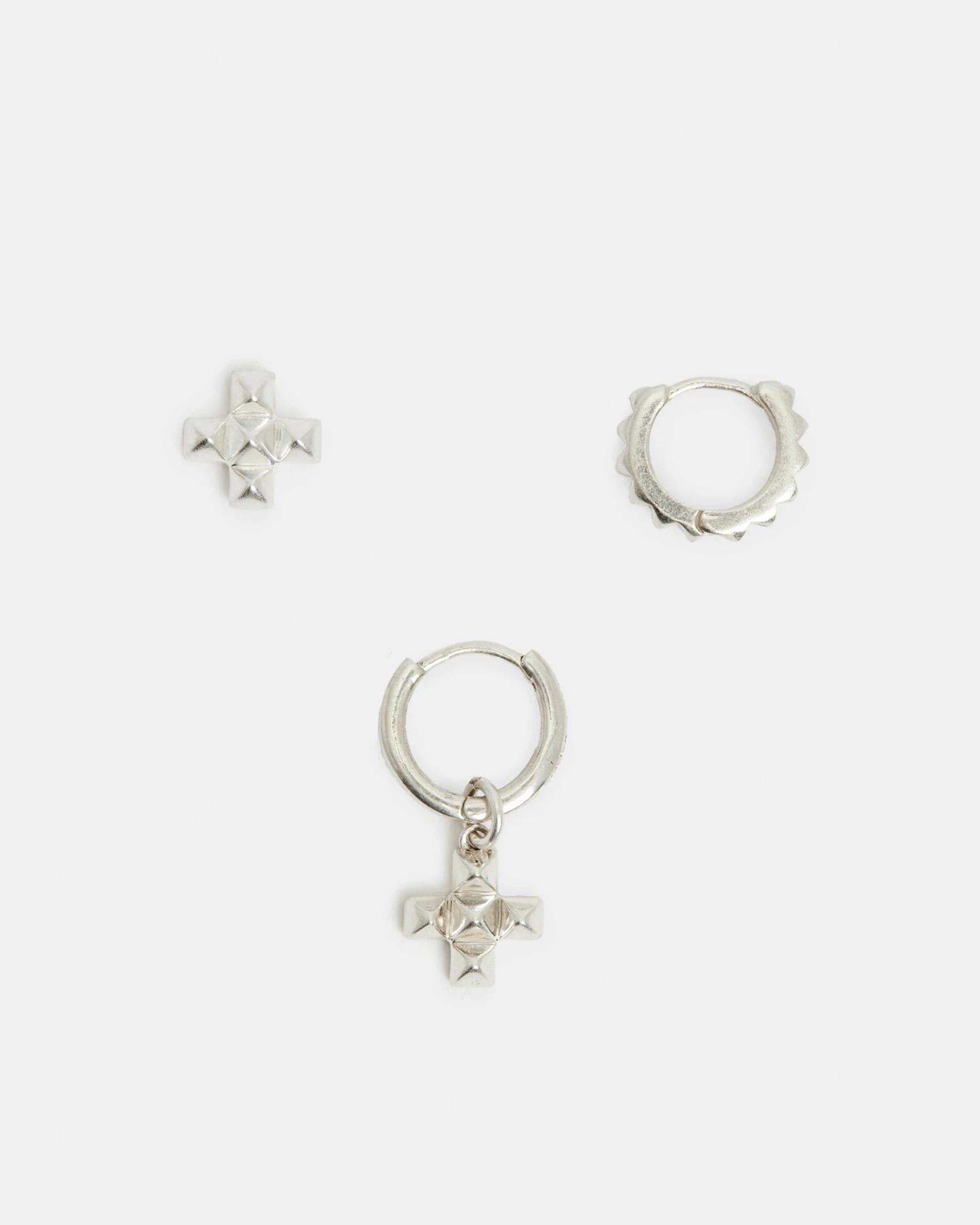 Best Pirce π€© Nova Sterling Silver Earring Trio Set Silver 𧨠5 Best Pirce π€© Nova Sterling Silver Earring Trio Set Silver 𧨠- Image 3