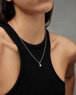 Best Sale 😍 Star Pendant Gold Vermeil Necklace Gold Vermeil 😀