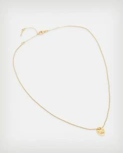 Wholesale 😍 Heartlock Pendant Gold Vermeil Necklace Gold Vermeil 🥰 -Tailoring Sales WJ674X 8099 5