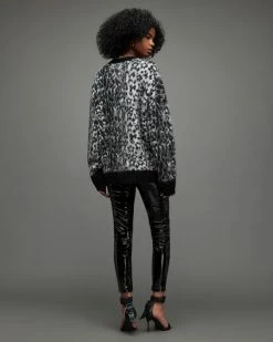 Flash Sale 🛒 Cora Shine Leather-Look Leggings Black 👏 -Tailoring Sales WL097V 5 5 1