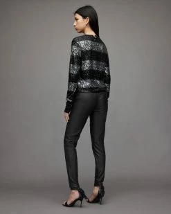 Best reviews of ⭐ Suri Leather Biker 👖 Jeans Black ⌛ -Tailoring Sales WL103X 5 6