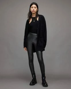 New 😉 Cora High Rise Faux Leggings Black 🎉