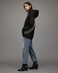 Wholesale 😍 Giselle Chain Hoodie Black 👏 -Tailoring Sales WM058V 5 5