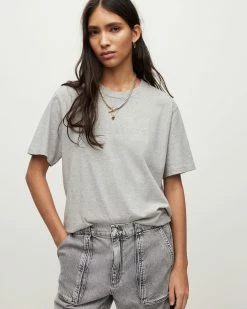 Best deal π₯ Pippa Boyfriend Embroidered T-Shirt Grey Marl π§¨