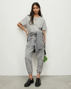 Best deal 🔥 Pippa Boyfriend Embroidered T-Shirt Grey Marl 🧨 -Tailoring Sales WM109Y 107 3