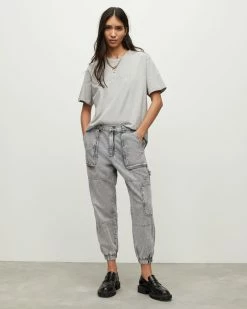 Best deal 🔥 Pippa Boyfriend Embroidered T-Shirt Grey Marl 🧨 -Tailoring Sales WM109Y 107 4