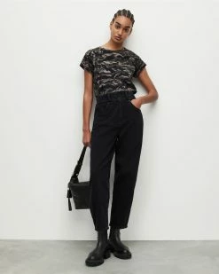 Top 10 🛒 Oniyuri Anna T-Shirt Khaki Green 😍 -Tailoring Sales WM234W 3836 4