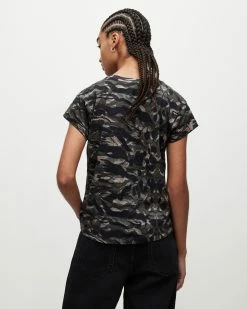 Top 10 🛒 Oniyuri Anna T-Shirt Khaki Green 😍 -Tailoring Sales WM234W 3836 6