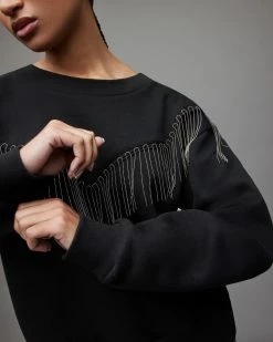 Discount 😍 Tassel Jaine Sweatshirt Black 😍 -Tailoring Sales WM294V 5 2