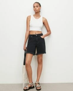 Best deal 👏 Rina Cropped Tank Black 🔥 -Tailoring Sales WM323W 437 3