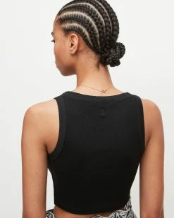 Flash Sale 🎉 Rina Cropped Tank Black 😉 -Tailoring Sales WM323W 5 5