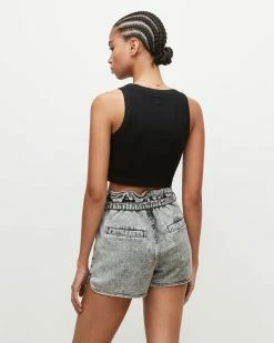 Flash Sale 🎉 Rina Cropped Tank Black 😉 -Tailoring Sales WM323W 5 6