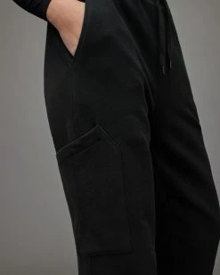 Coupon 💯 Nen Mid-Rise Cuffed Sweatpants Black ⌛ -Tailoring Sales WP006W 5 4 1