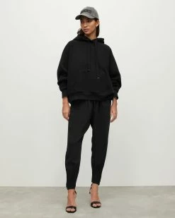 Wholesale 🥰 Saige High-Rise Tapered Trousers Black 🤩 -Tailoring Sales WP018Y 5 4 2