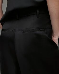 Discount 🛒 Norah High-Rise Relaxed Trousers Black ✔️ -Tailoring Sales WP036X 5 6
