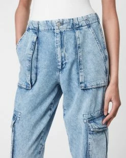 Flash Sale 𧨠Frieda High-Rise Denim Cargo Trousers Indigo Blue 𧨠13 Flash Sale 𧨠Frieda High-Rise Denim Cargo Trousers Indigo Blue 𧨠-Tailoring Sales WP040V 2824 6