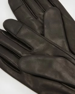 Best deal ⭐ Cleo Leather Gloves BLACK/MATTE BLACK 💯 -Tailoring Sales WQ005T 6405 3