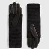 Buy ✔️ Stripe Cuff Leather Gloves Cinder Black 🌟 -Tailoring Sales WQ015R 4093 1
