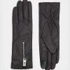 Best reviews of 🔔 Sara Zip Leather Gloves CORDOVAN/SILVER 👏