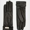 Cheap 🤩 Turnlock Leather Gloves BLACK/WARM BRASS 😉