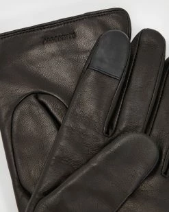 Discount 🛒 Andra Leather Gloves Black 🧨 -Tailoring Sales WQ549X 5 2