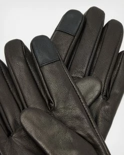 Best Pirce ❤️ Maxie Studded Leather Biker Glove BLACK/MATTE BLACK 😉 -Tailoring Sales WQ600X 5569 3